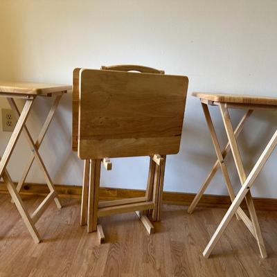 TV Tray Tables with Stand