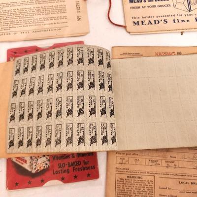 Lot #76 WWII Ration Books & Ephemera - Good Dealer Lot