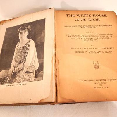Lot #77 Original White House Cookbook (1925 Edition)