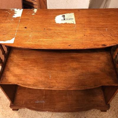 Lot #83 Small Vintage Gothic Styled Bookcase