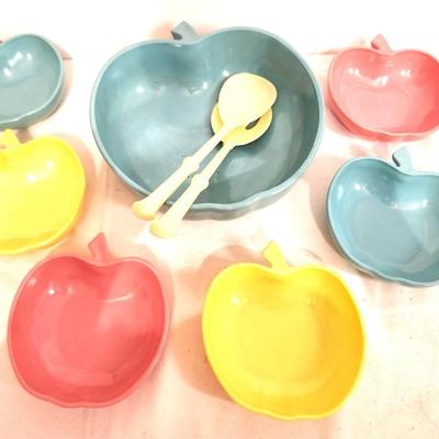 Lot #84 Vintage Hazel Atlas Salad Set - COMPLETE