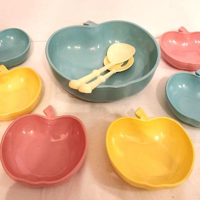 Lot #84 Vintage Hazel Atlas Salad Set - COMPLETE
