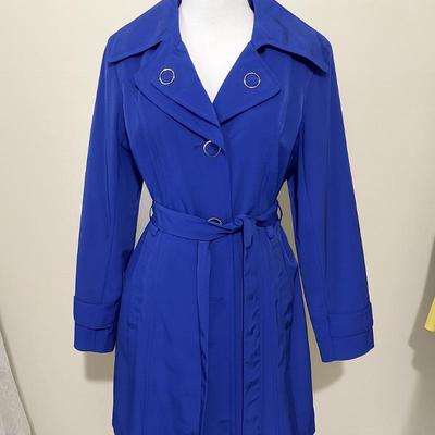 A1017 Blue London Fog Rain Jacket
