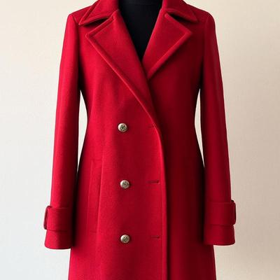 A1018 Benard Holtzzman Red Wool Jacket