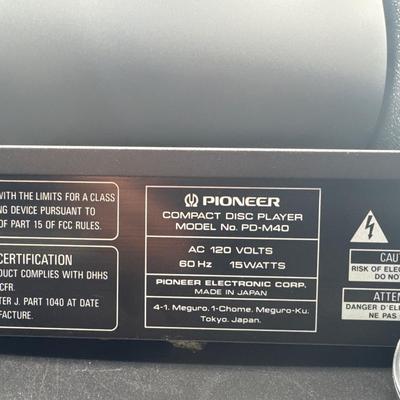 Vintage Pioneer Multi-Play Compact Disc Player PD-M40