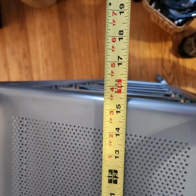 6 Drawer metal Cabinet on Casters and 6 Pull out Basket Storage Rack