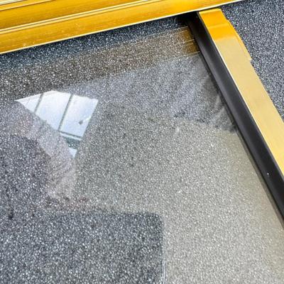 Sale Photo Thumbnail #26: This is the kind of set up you need to sell at a crafts show booth. You get the large fabric to cover the tables, a large gold and glass show case with mirror back in its carrying case. a large glass case, 22X24  and the hardware to put it together. high 