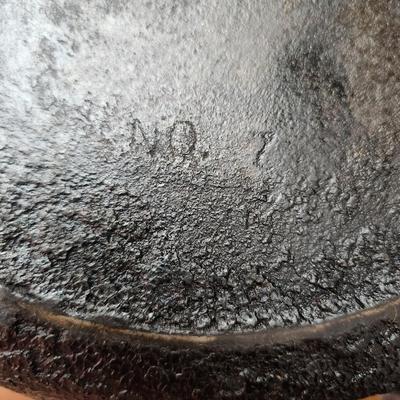 2 Cast Iron Pan No. 7 , No. 10 Griddle
