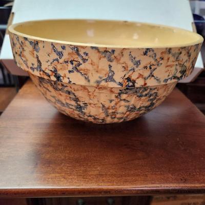 Red Wing Ware Saffon Spongware Bowl 1937 Lampert Yards Inc. 50th Anniversary