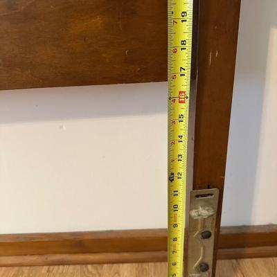 Bassett “Mayan” Mid Century Modern Highboy Vintage Dresser & Headboard