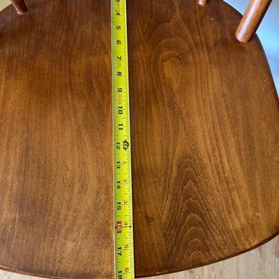 Pair of Wooden Swivel Bar Stools – 29” Seat Height
