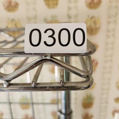 Heavy Duty Bakers Rack 36x14x62 Wine Rack on Lower Shelf