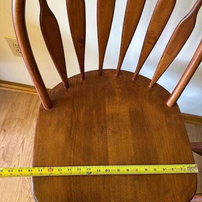 Pair of Wooden Swivel Counter Stools – 24” Seat Height