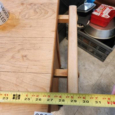 Wood Rolling Kitchen Island WorkStation 29x19x34