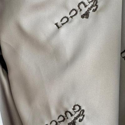 Sale Photo Thumbnail #60: Emilio Gucci Vintage Blond Mink Ladies Fur Coat tagged with Herberts of San Francisco White Fur is in great condition, satin  lining has a rip. Contrast lapel and pockets.I have no proof, that this is a real Gucci, there is no serial number as the jacket 