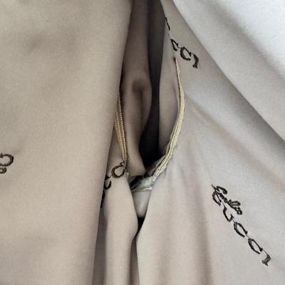 Sale Photo Thumbnail #63: Emilio Gucci Vintage Blond Mink Ladies Fur Coat tagged with Herberts of San Francisco White Fur is in great condition, satin  lining has a rip. Contrast lapel and pockets.I have no proof, that this is a real Gucci, there is no serial number as the jacket 