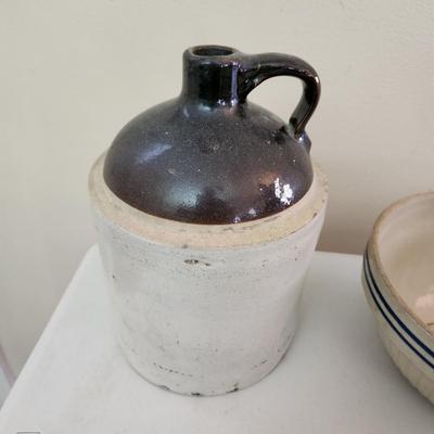 Lot of Stoneware Jug Pottery