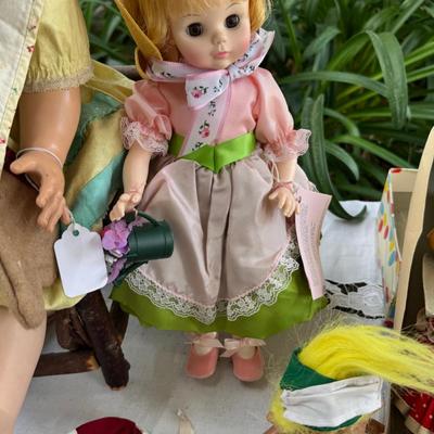 Sale Photo Thumbnail #75: Boudoir cat doll, Ideal doll, 1950s children's clothes