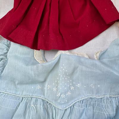 Sale Photo Thumbnail #73: Boudoir cat doll, Ideal doll, 1950s children's clothes