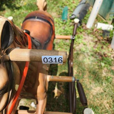 Vintage Wonder Horse Cheyenne Rocking Spring Horse