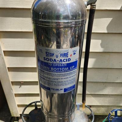 4 Vintage Soda Acid Fire Extinguishers Stop Fire Elkhart