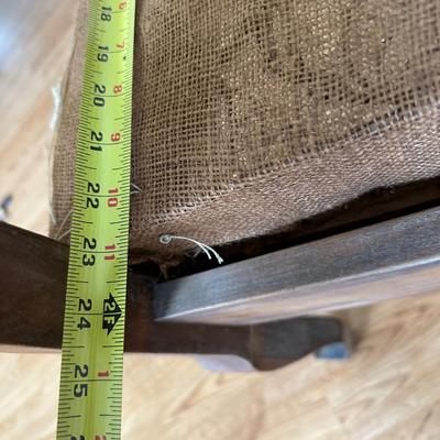 Pair of Antique Cane-Back Armchair and Rocker