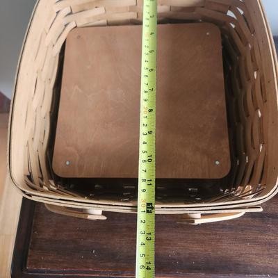 Lot of 3 Longaberger Baskets 2002 Salt & Pepper Shaker w holder