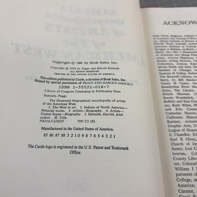 Samuels Encyclopedia of Artists of the American West 