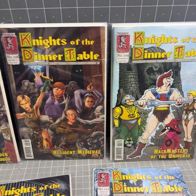 (8) Knights of the Dinner Table Comic Books