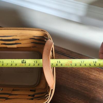 Lot of 3 Longaberger Baskets Bread Basket Brick Warmer plate 1998 2000 Century Celebration 2004