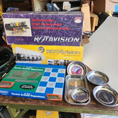Workshop Tool Parts organizers Rotavision Socket Drawer 5 Magnetic part Trays