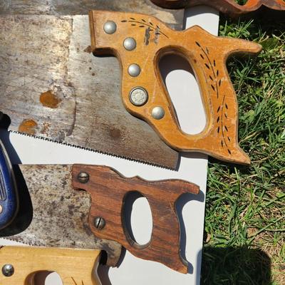 Lot of 5 Saws C.E. Jennings New York Buck Bros,