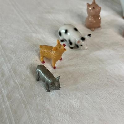Miniature Ceramic Pig Collection (LR)