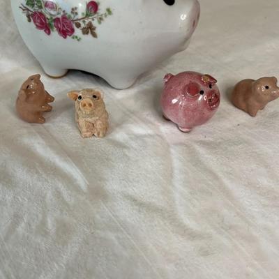 Miniature Ceramic Pig Collection (LR)