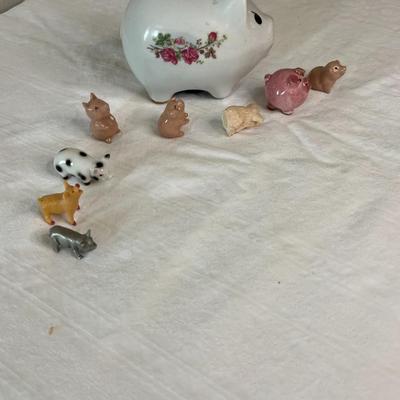 Miniature Ceramic Pig Collection (LR)