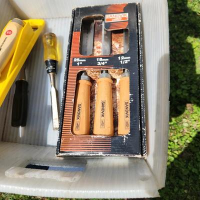 Tool Lot Drill Bits Handy Sandvik Chisels