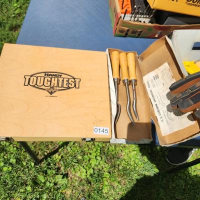 Tool Lot Drill Bits Handy Sandvik Chisels