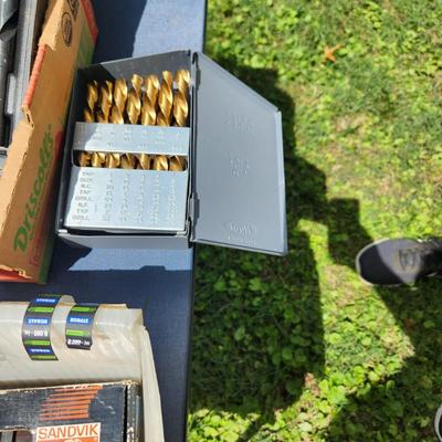 Tool Lot Drill Bits Handy Sandvik Chisels