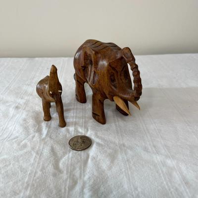 Carved Wooden Elephants (LR)