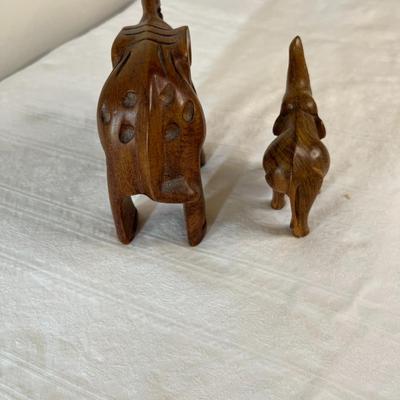 Carved Wooden Elephants (LR)