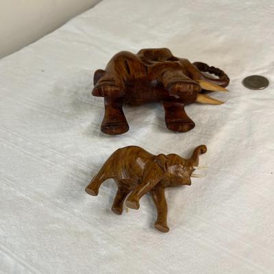 Carved Wooden Elephants (LR)