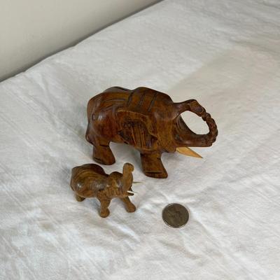 Carved Wooden Elephants (LR)