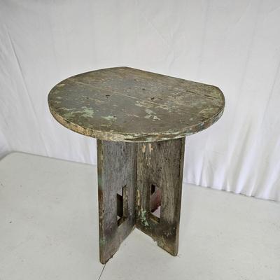 Rustic Wooden Side Table (SB-JS)