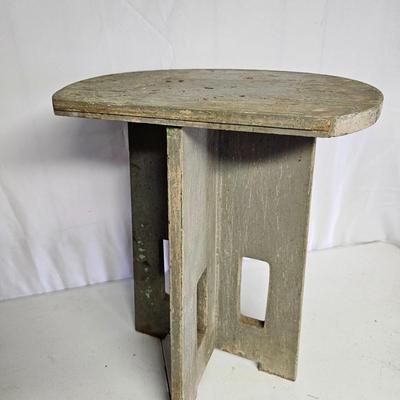 Rustic Wooden Side Table (SB-JS)