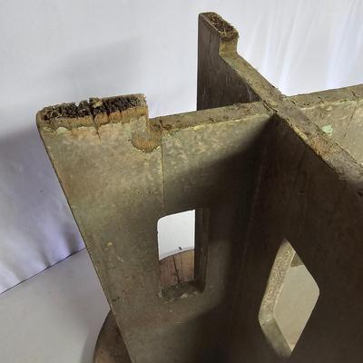 Rustic Wooden Side Table (SB-JS)