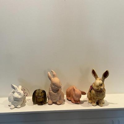 Assortment of Rabbit Figurines (LR)