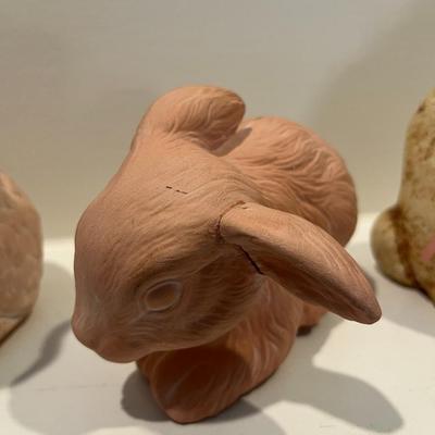 Assortment of Rabbit Figurines (LR)
