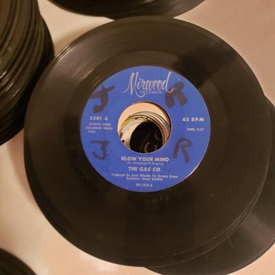Wide Variety of 45's Records (LR-KD)