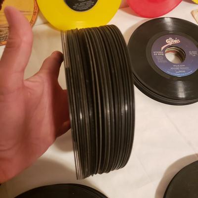 Wide Variety of 45's Records (LR-KD)