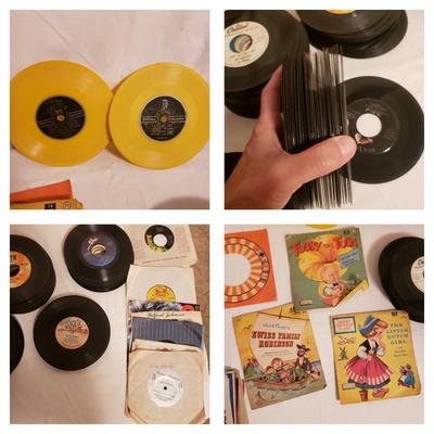 Wide Variety of 45's Records (LR-KD)